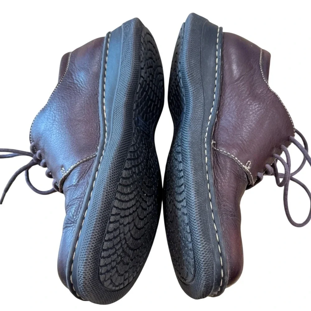 Born Leather Oxford Shoes Mens 10 Brown Lace Up Handcrafted Comfort Gorpcore